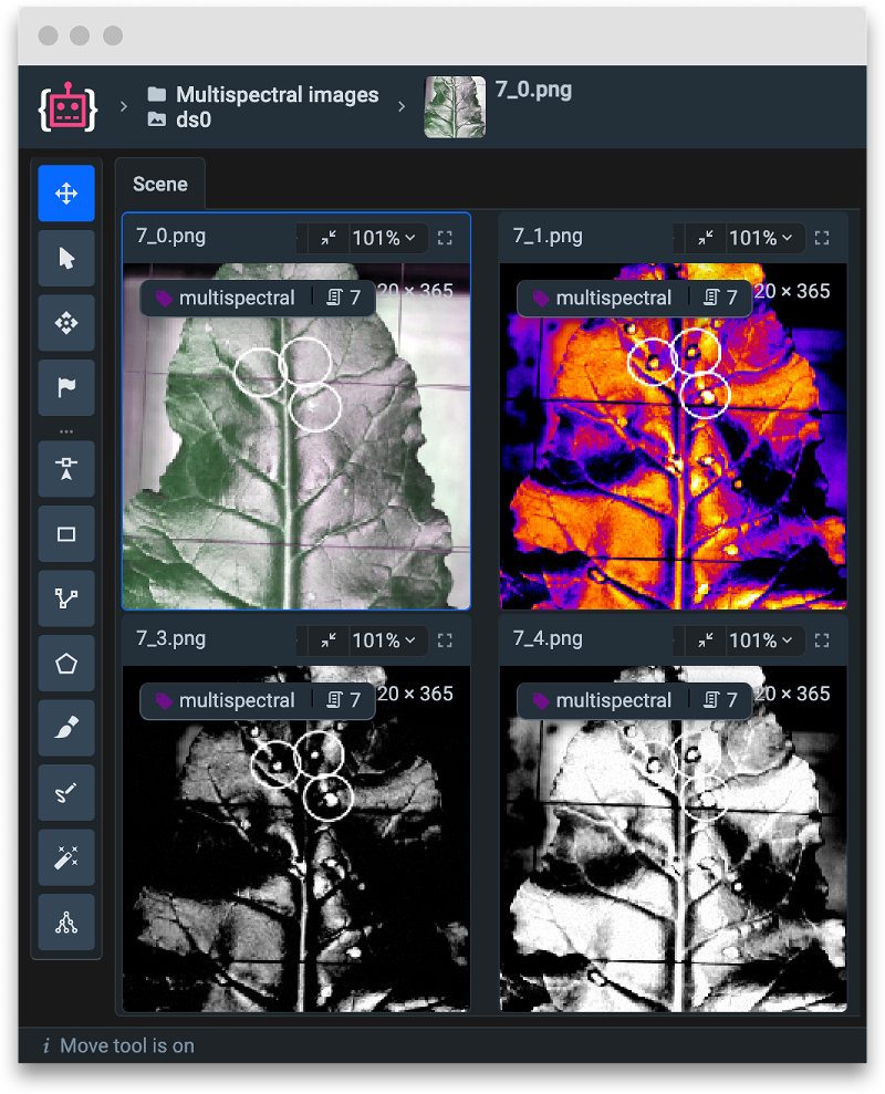 [3] Plant disease detection with multispectral images