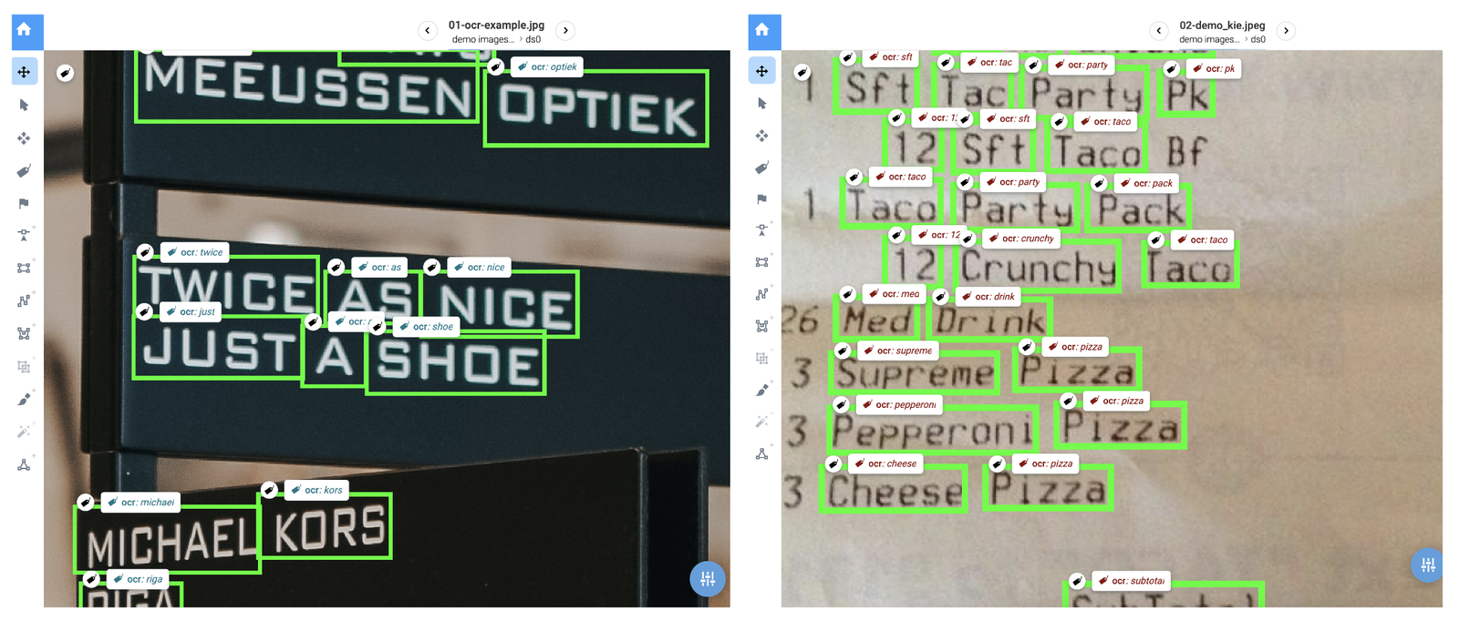 Output of MMOCR Inference App in Supervisely