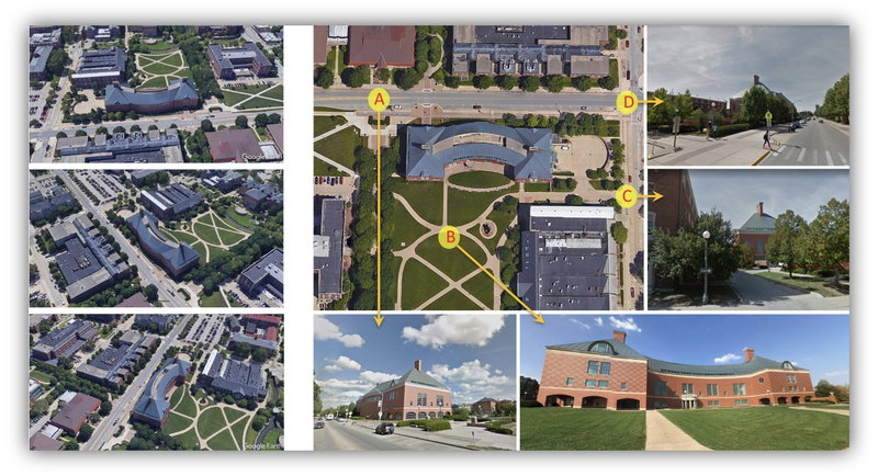 Drone and satellite views for multiview geo-localization