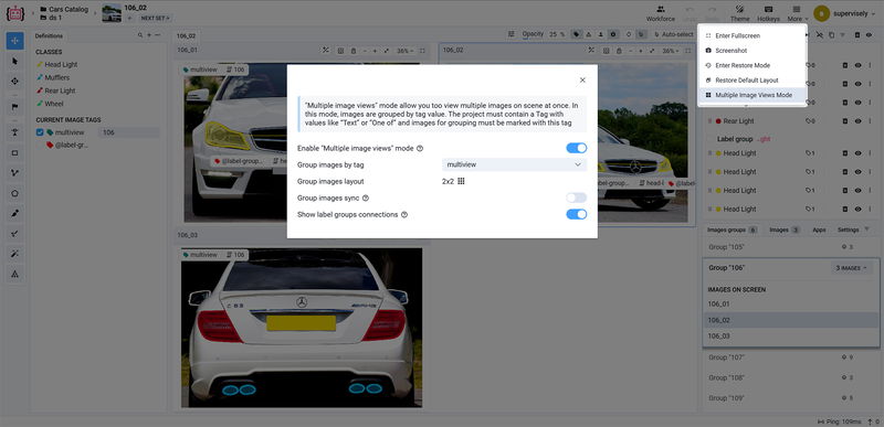 Label Groups Settings